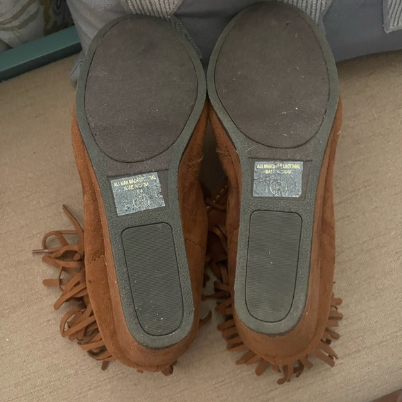 Fringe wedge booties - Picture 3 of 7